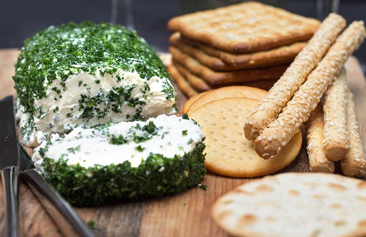 Make-Ahead Garlic Herb Cheese Log for Stress-Free Entertaining